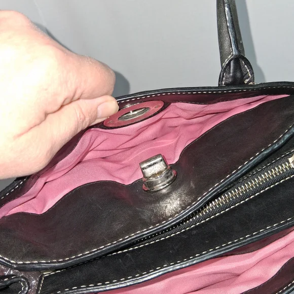 Coach Black Satchel Bag - Picture 13 of 14